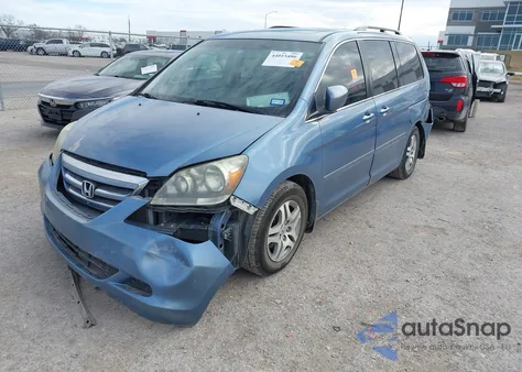 2007 Honda Odyssey Ex-L from USA, damaged, VIN 5FNRL38737B041090